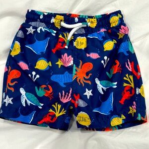 Baby Boden adorable swim trunks, worn once! 0-3 months